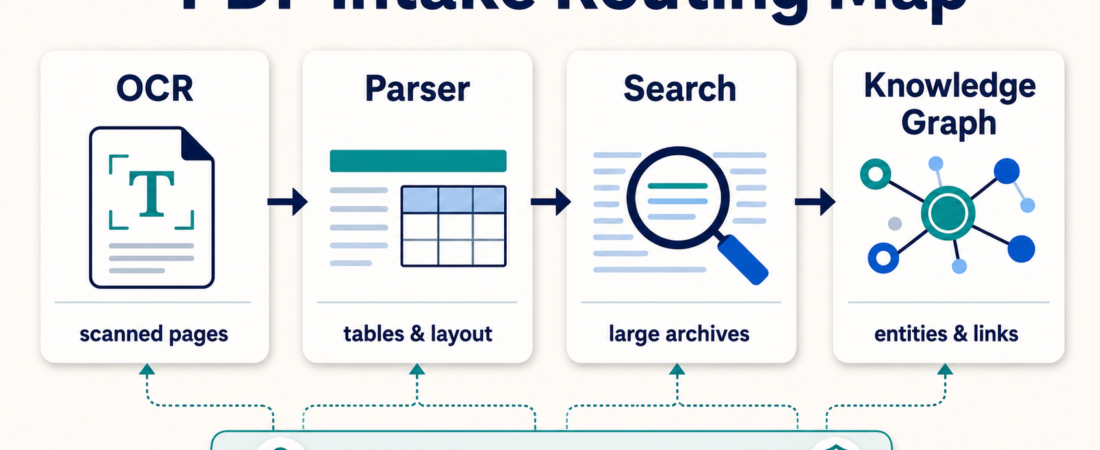 Which Skill Should I Use for PDF Intake: OCR, Parser, Search, or Knowledge Graph?
