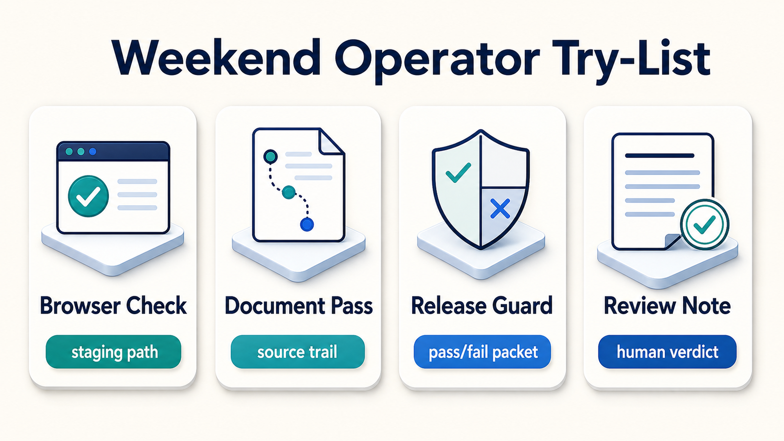 ASE Weekly Changelog: What Operators Can Try Before the Weekend
