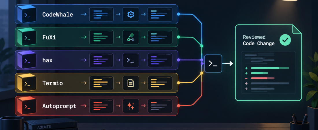 CodeWhale, FuXi, hax, Termio, or Autoprompt: Picking a Terminal Agent Stack