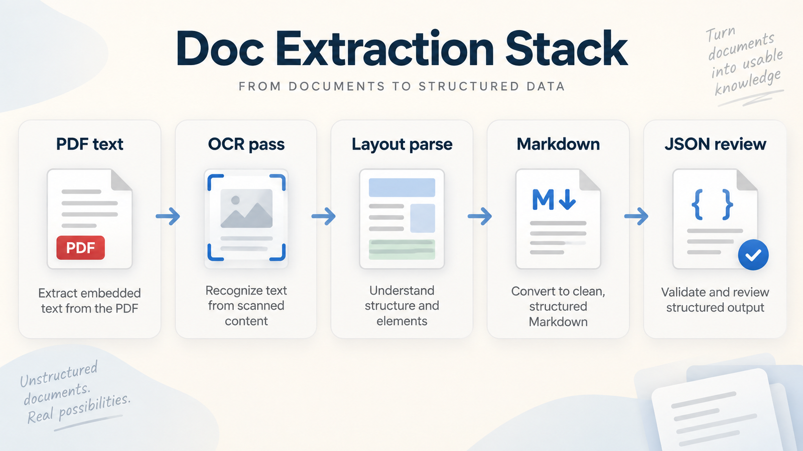 Doc Extraction Stack: PyMuPDF, OCRFlux, MonkeyOCR, DocExt, or DocStrange?