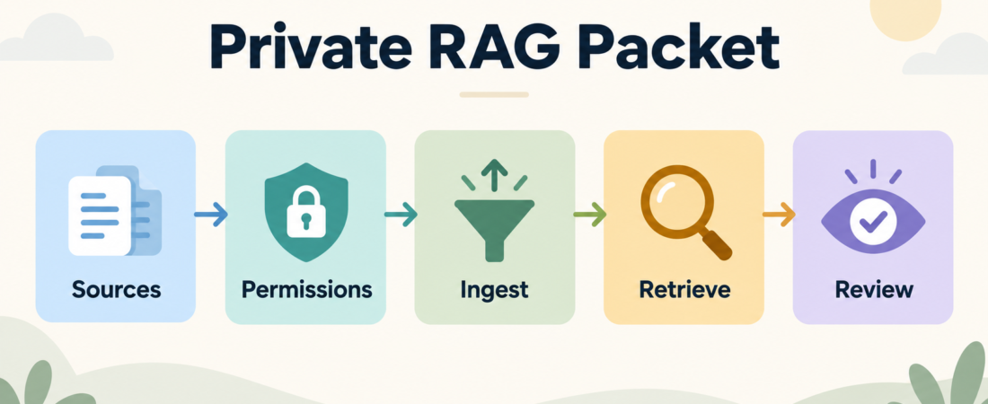 A Private RAG Workspace Packet Before Agents Touch Internal Knowledge