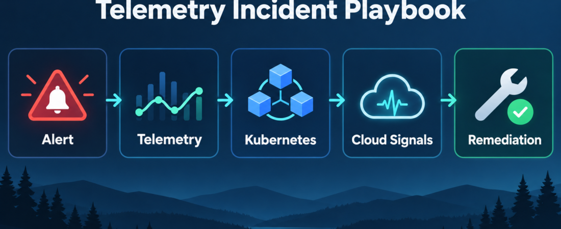 A Telemetry Incident Playbook for Kubernetes and Cloud Signals